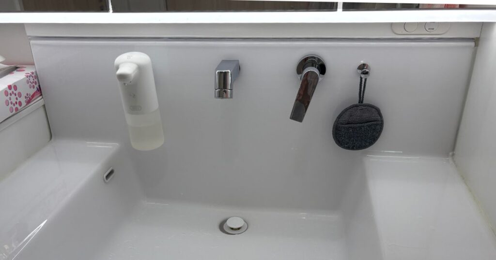 【丸型でもOK?】浮かせて設置できた理由